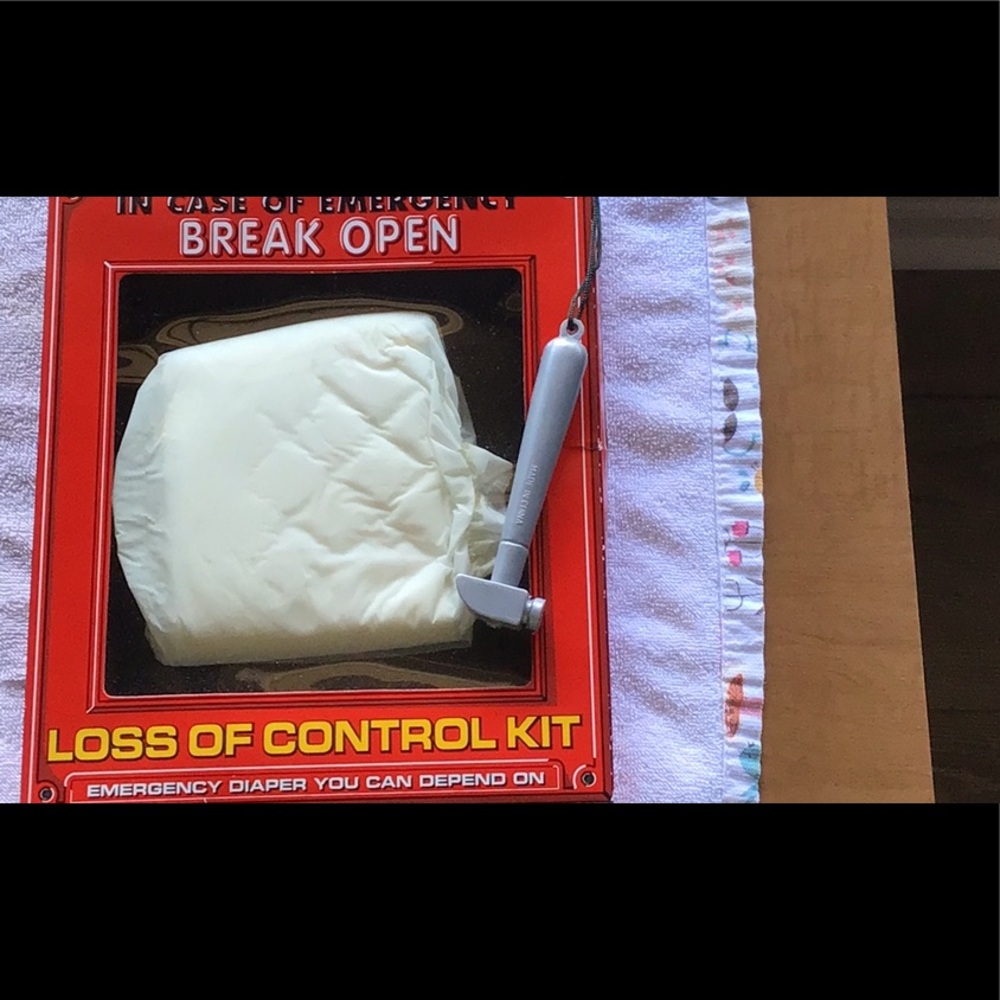 Amscan LOSS OF CONTROL KIT. Emergency diapersr you can depend on.